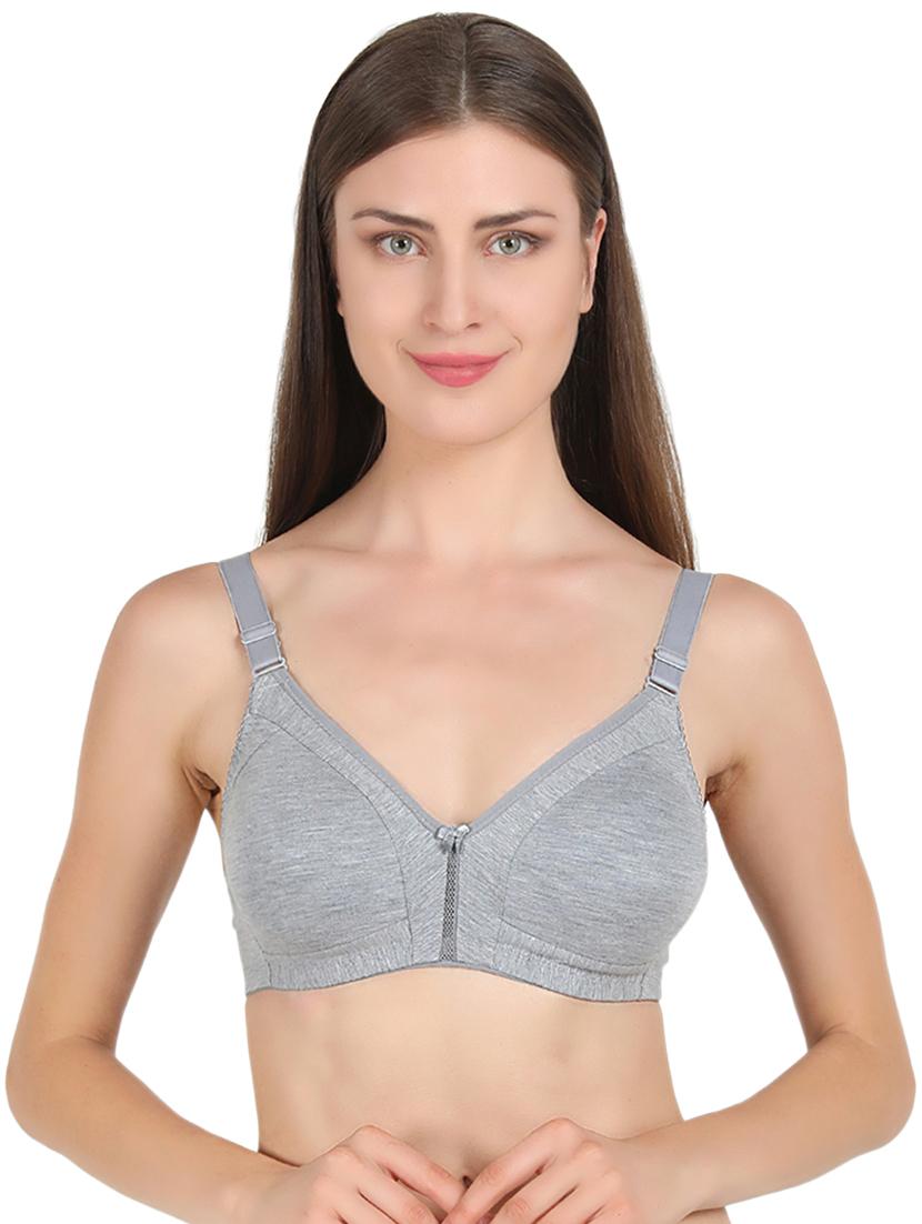 grey solid t-shirt bra - 18208990 - Zoom Image - 0