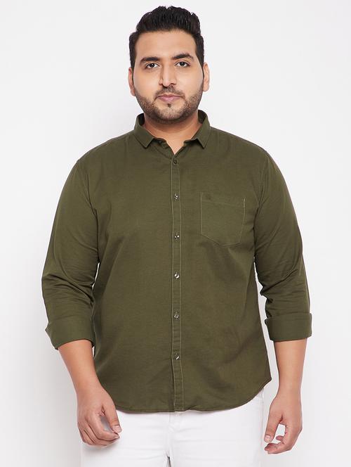 mens solid casual shirt - 18215187 - Very Small Image - 1