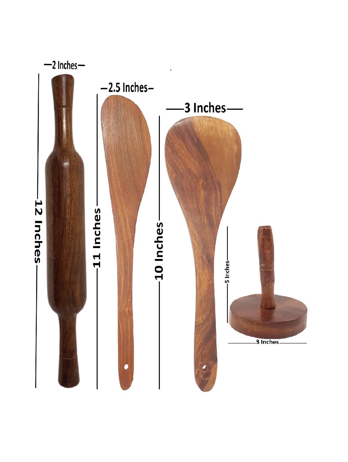 buzykart® wooden cutlery set of 8 - 18219037 - Zoom Image - 4