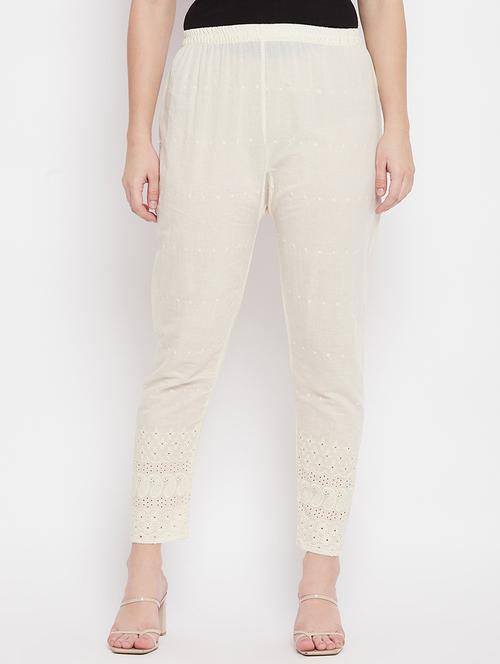 offwhite solid tapered pants - 18226680 - Very Small Image - 1