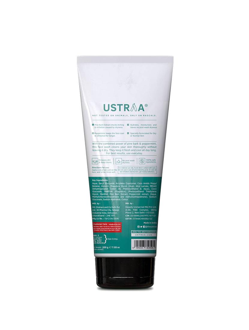 ustraa anti dandruff hair serum 200ml & face wash dry skin 200g - 18235881 - Standard Image - 4