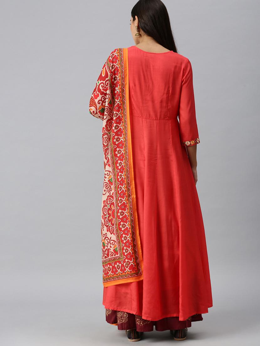 women's flared kurta - 18249299 - Standard Image - 2