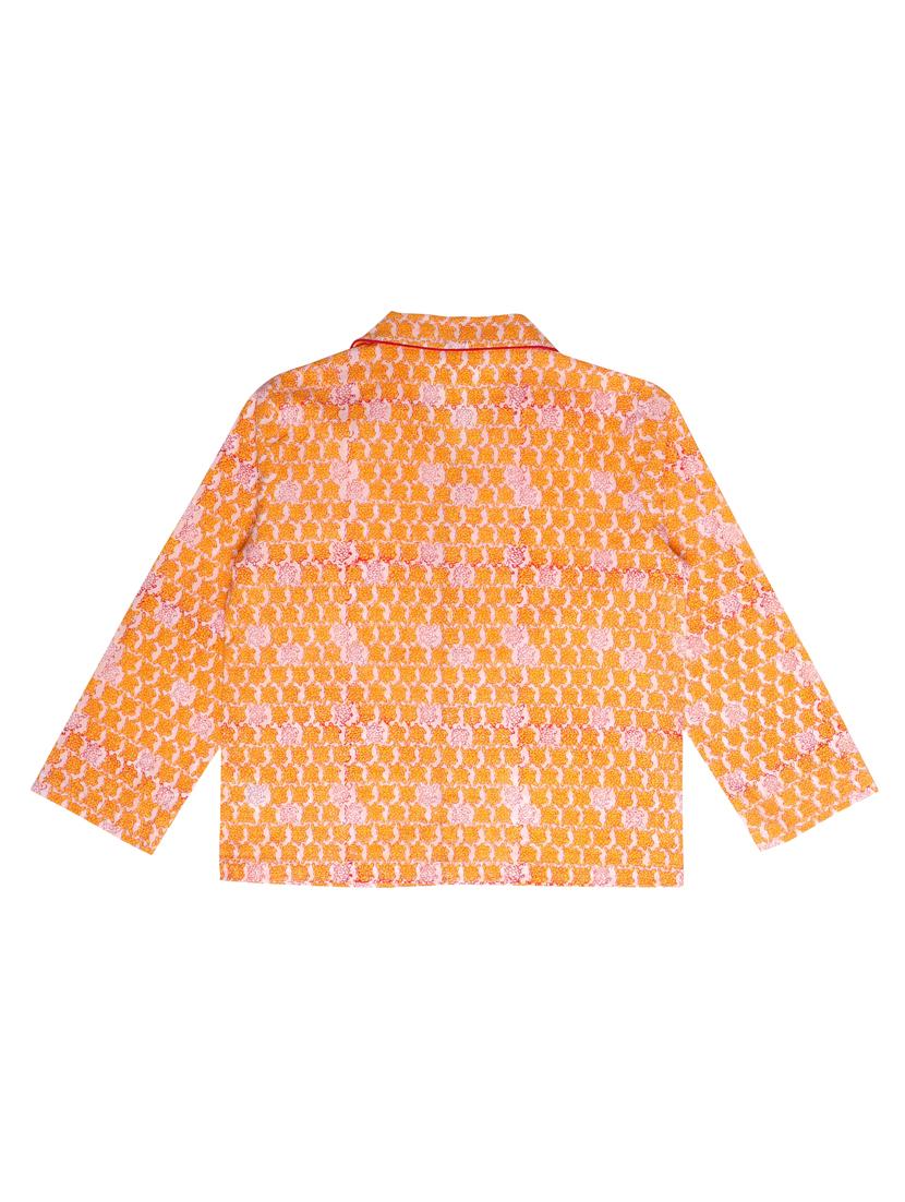 yellow printed nightwear pyjama set - 18251533 - Standard Image - 3