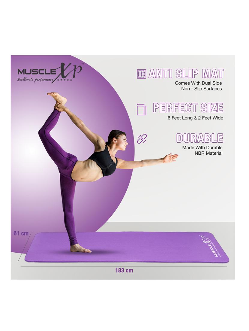 musclexp yoga mat (10 mm) extra thick nbr material - 18259531 - Zoom Image - 2