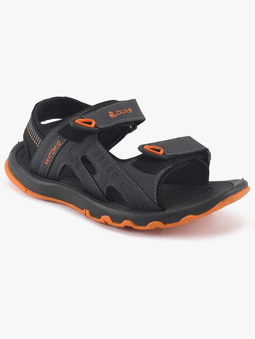 grey pu slip on floaters - 18265597 - Very Small Image - 1