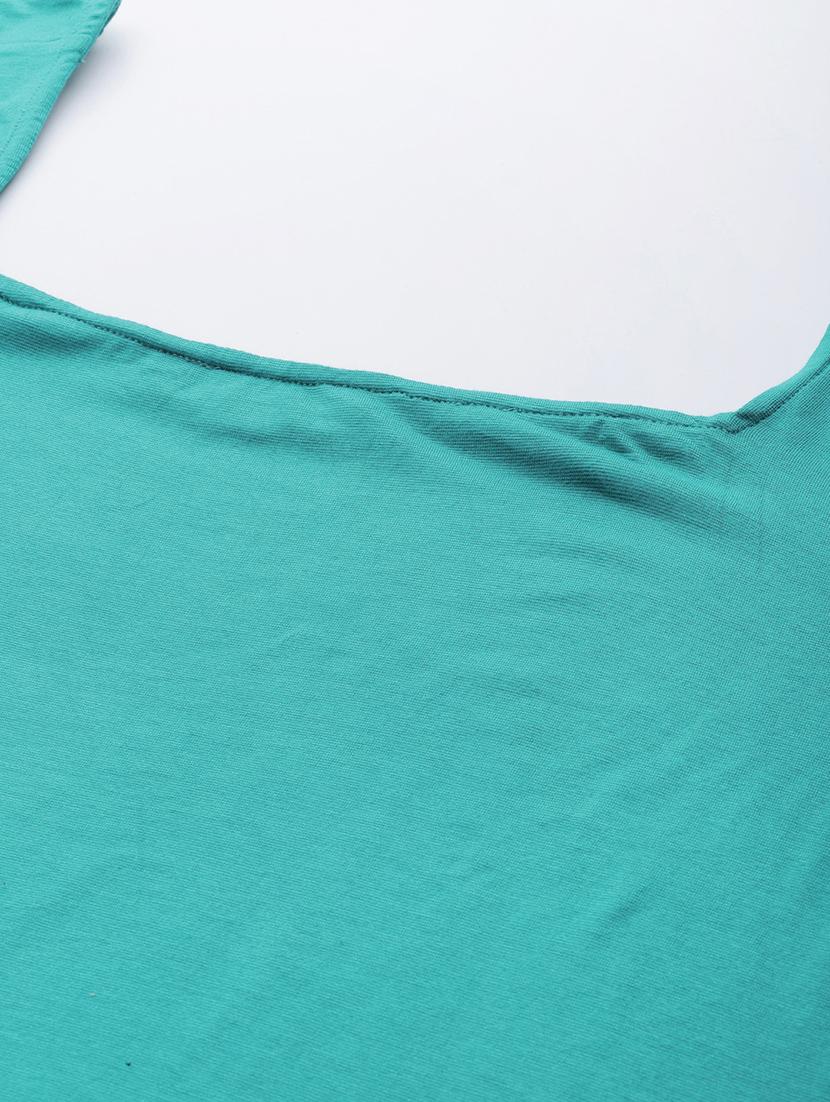 women's a line square neck top - 18271873 - Standard Image - 4