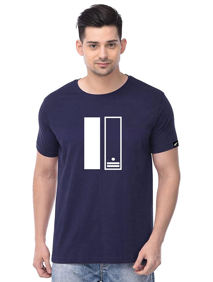 men short sleeved front printed t-shirt - 18272730 - Zoom Image - 0