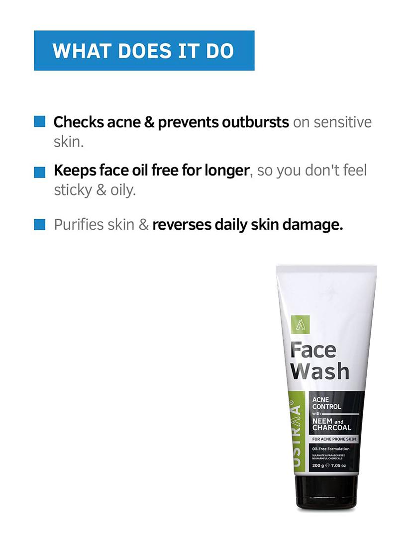 ustraa night cream - de-tan and anti-aging-50g & face wash-neem & charcoal-200g - 18274737 - Zoom Image - 6