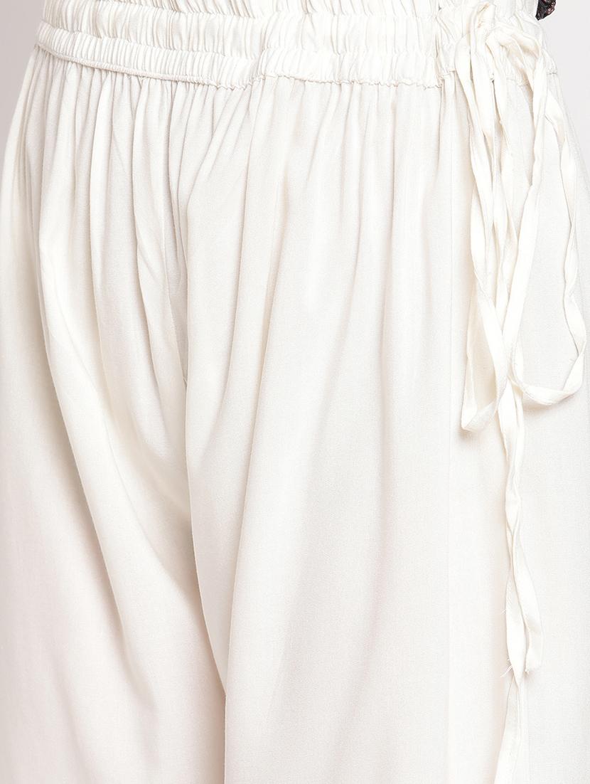 mid rise solid palazzo - 18277277 - Standard Image - 4