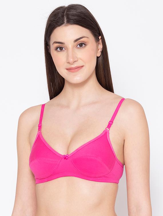 pink solid t-shirt bra - 18277415 -  Standard Image - 0