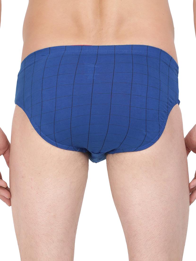 blue checkered hipster brief - 18284338 - Zoom Image - 2
