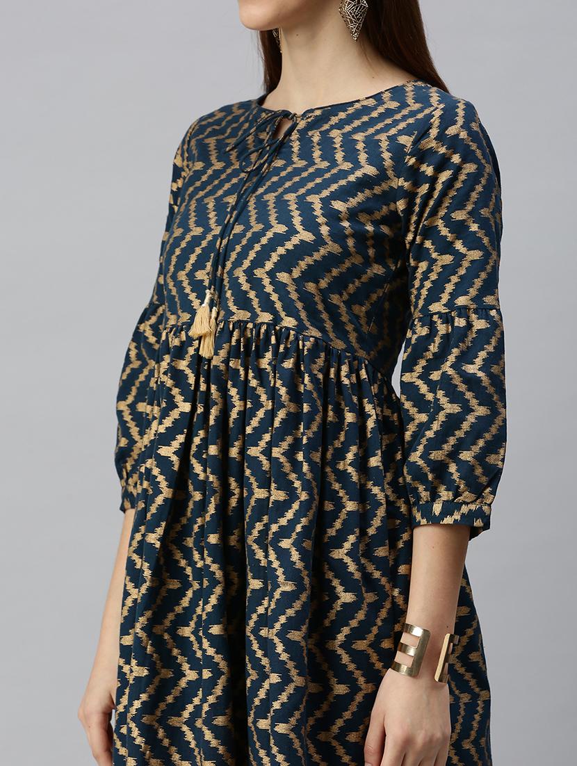 women's flared kurta - 18284936 - Standard Image - 4