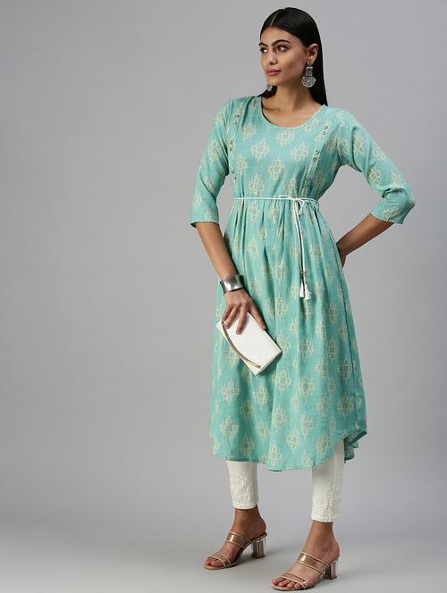 Women's A-line Kurta - 18294596 - Very Small Image - 1