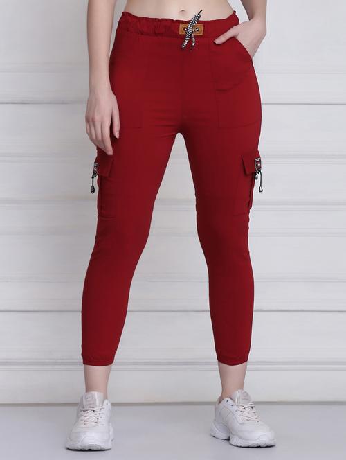 drawstring waist solid jogger - 18298456 - Very Small Image - 1
