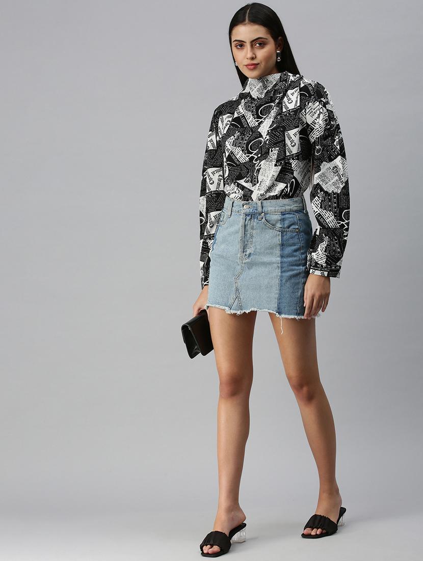 women's straight high neck top - 18310515 - Zoom Image - 4