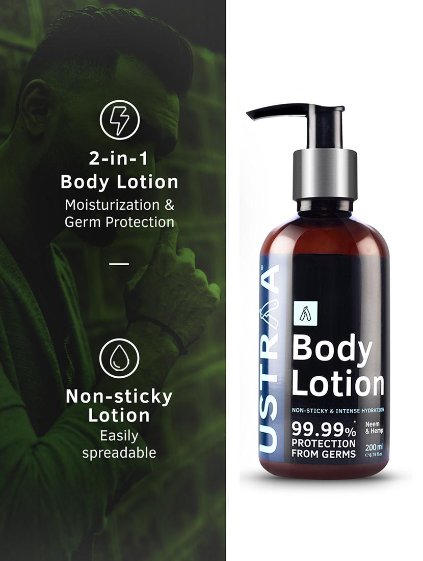 ustraa body lotion germ free - 200ml& face wash - dry skin (mint cool) - 200g - 18316161 - Standard Image - 4
