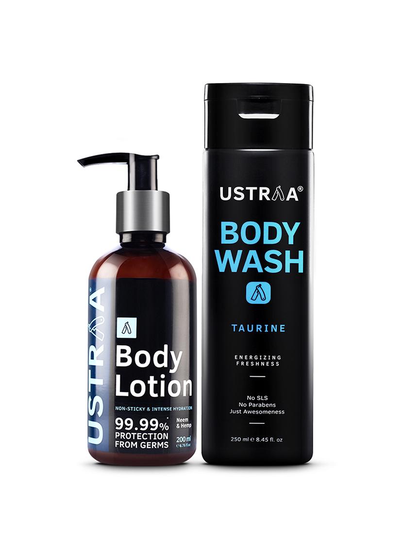 ustraa body lotion germ free - 200ml & body wash - taurine - 250ml - 18316163 - Zoom Image - 0