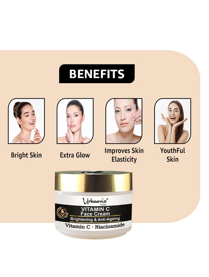 urbaano herbal vitamin c & niacinamide face cream - skin rejuvenating - 18325737 - Zoom Image - 2