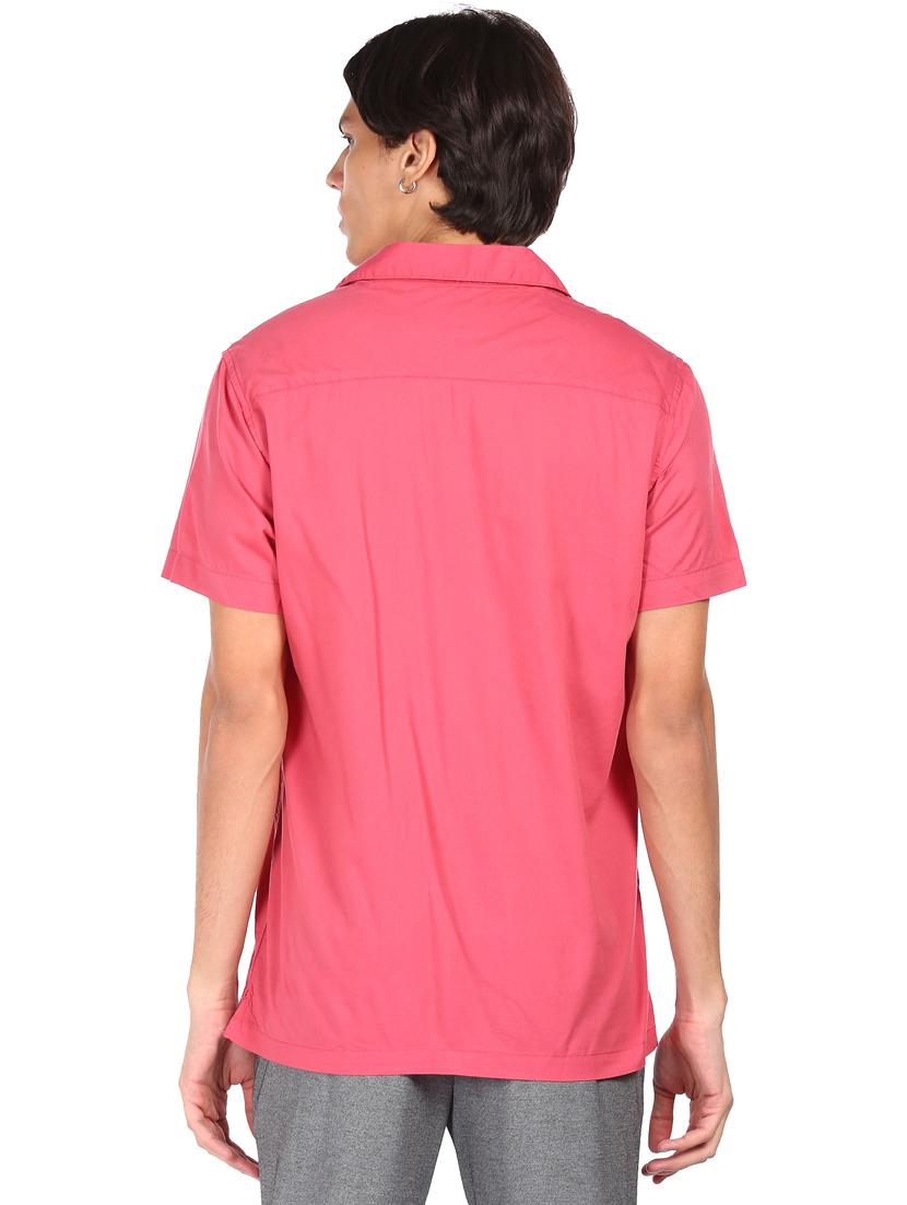 mens solid casual shirt - 18330654 - Zoom Image - 2