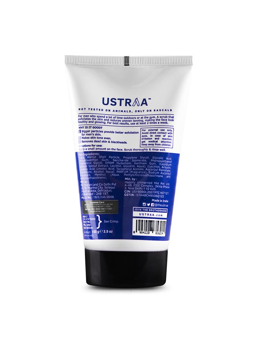 ustraa power face wash energize and de-tan - 200g & de tan face scrub - 100g - 18346222 - Zoom Image - 2