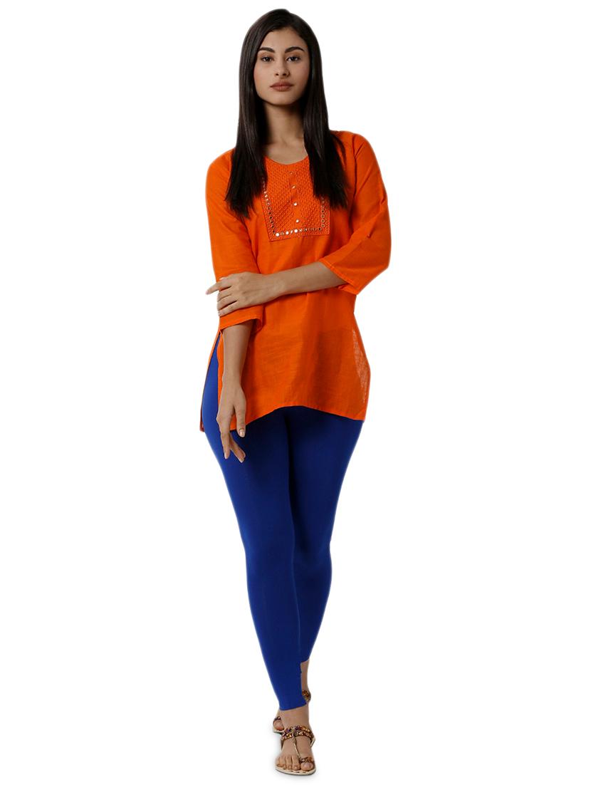 dark blue solid legging - 18346425 - Zoom Image - 3