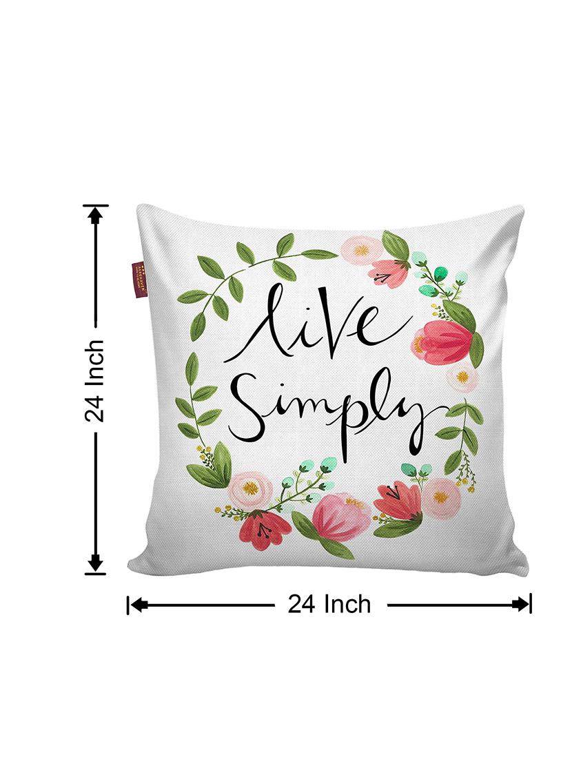 aerohaven set of 5 designer decorative throw pillow/cushion covers - cc122 - (24 inch x 24 inch, multicolour) - 18351141 - Standard Image - 3