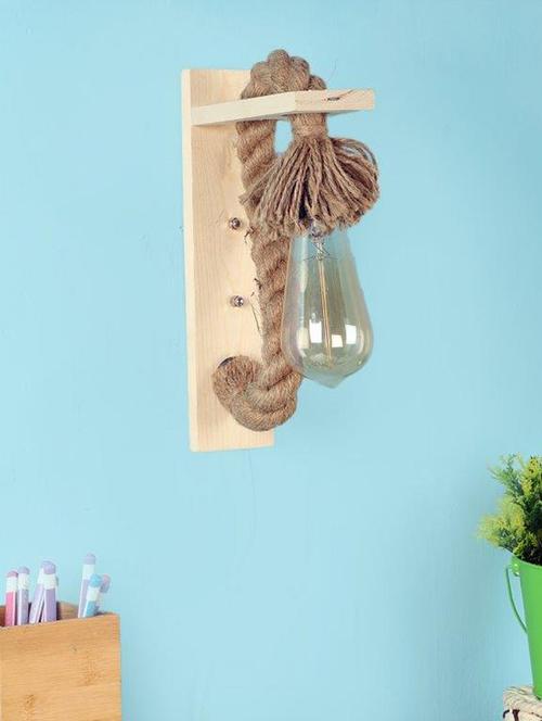 overhead natural wood iron wall lights - 18358868 - Very Small Image - 1