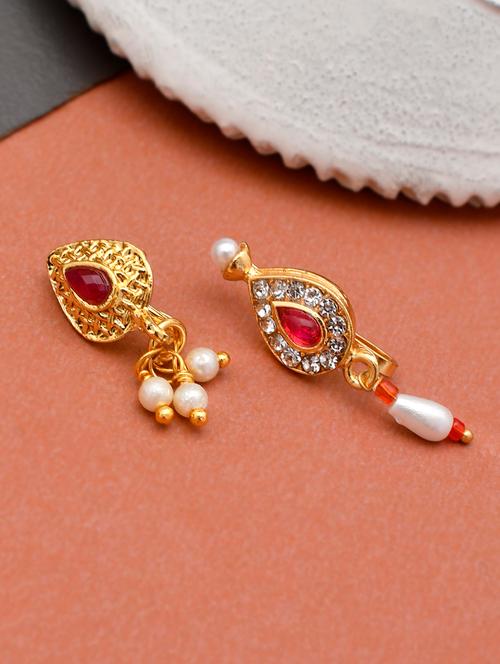 set of 2 clip on traditional nosepin - 18372134 - Standard Image - 0