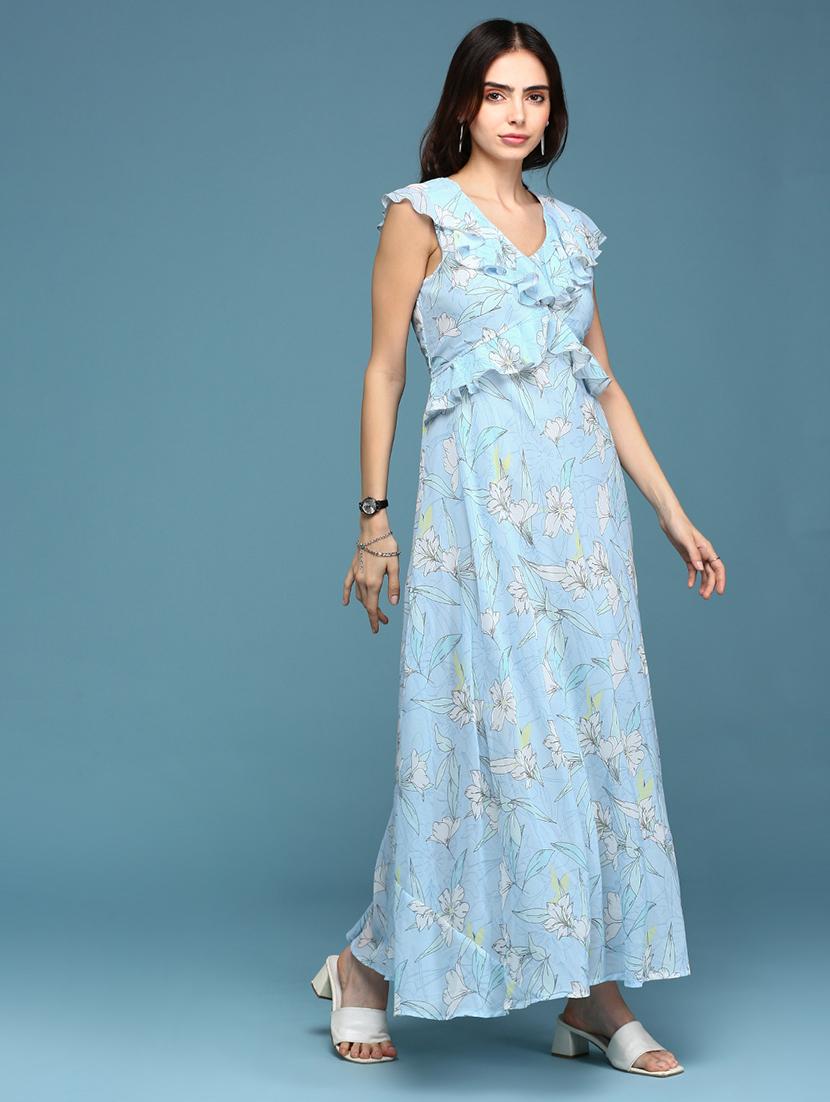 women's ruffle floral dress - 18372163 - Standard Image - 3