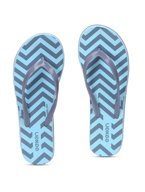 grey rubber slip on flip flops - 18375440 - Very Small Image - 1