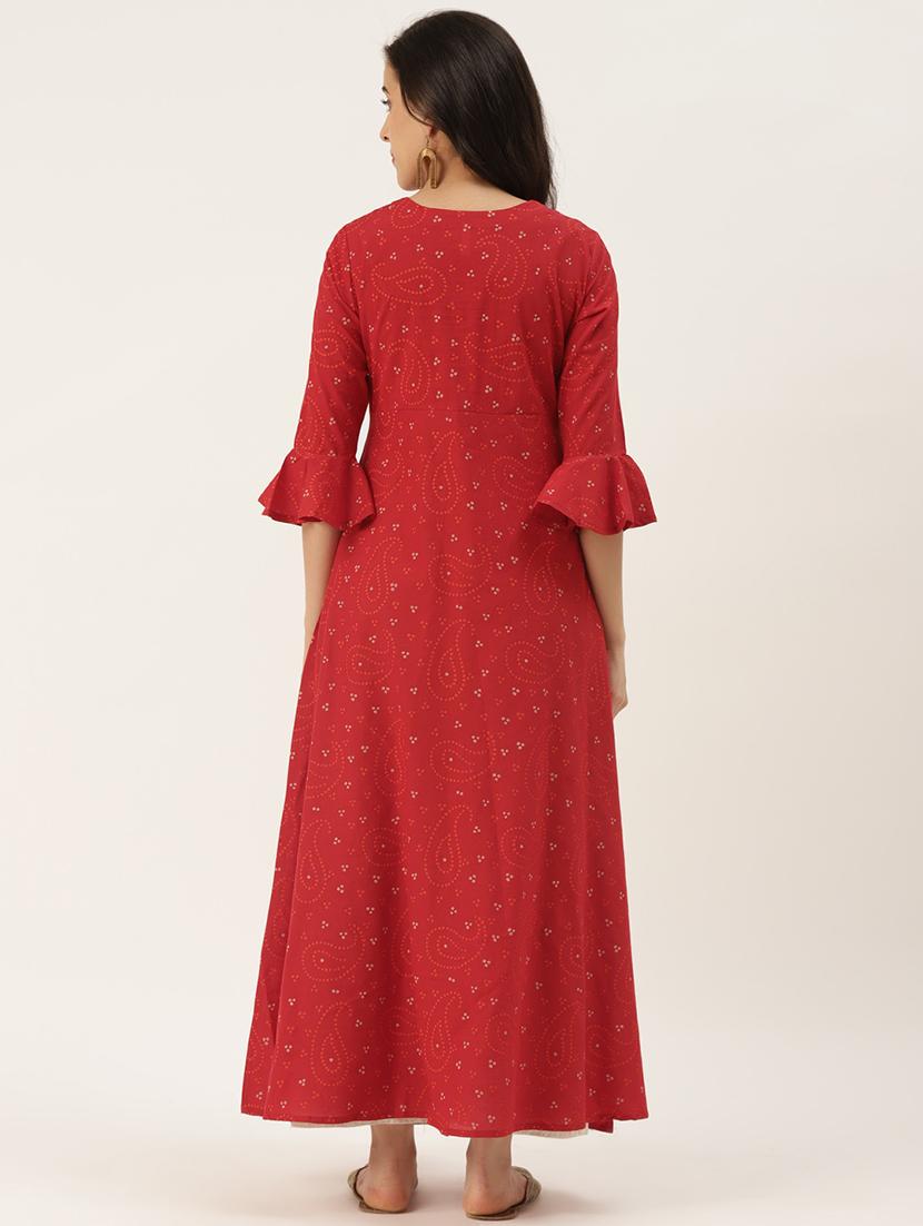 women's flared kurta - 18376978 - Standard Image - 2