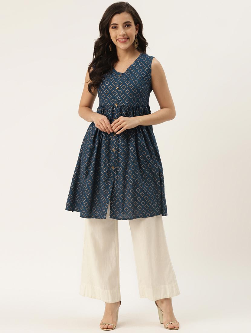 women's front slit kurta - 18376986 -  Zoom Image - 0