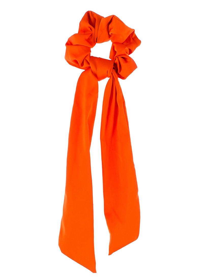 green & orange colored set of 3 satin ponytail holders - 18382879 - Zoom Image - 2