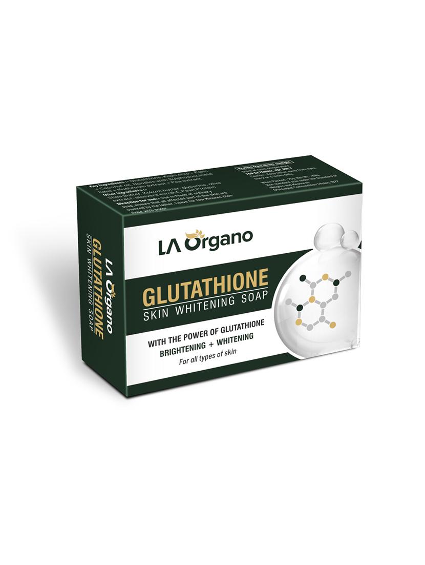 la organo glutathione skin whitening soap for brightening & whitening-all skin type (pack of 1)