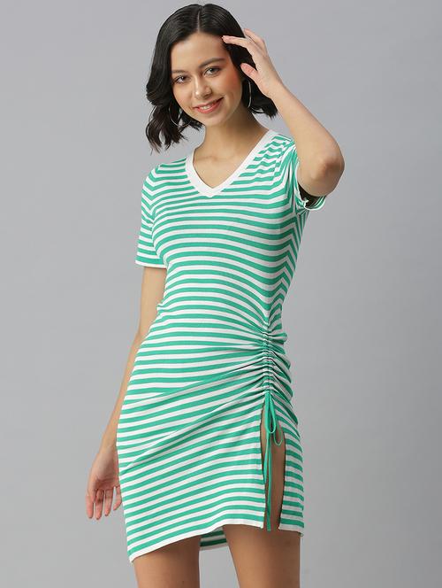 women's shift striped dress - 18390443 - Standard Image - 0