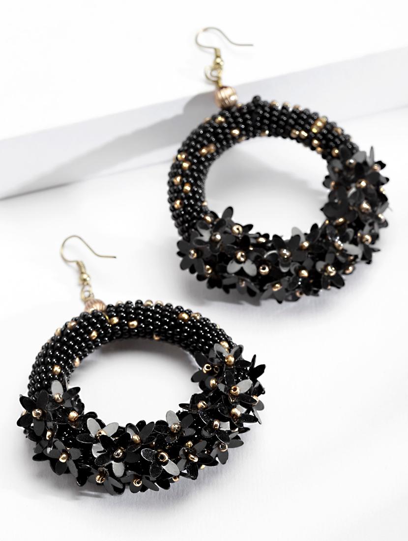 black brass chandballi earring - 18390879 - Zoom Image - 0