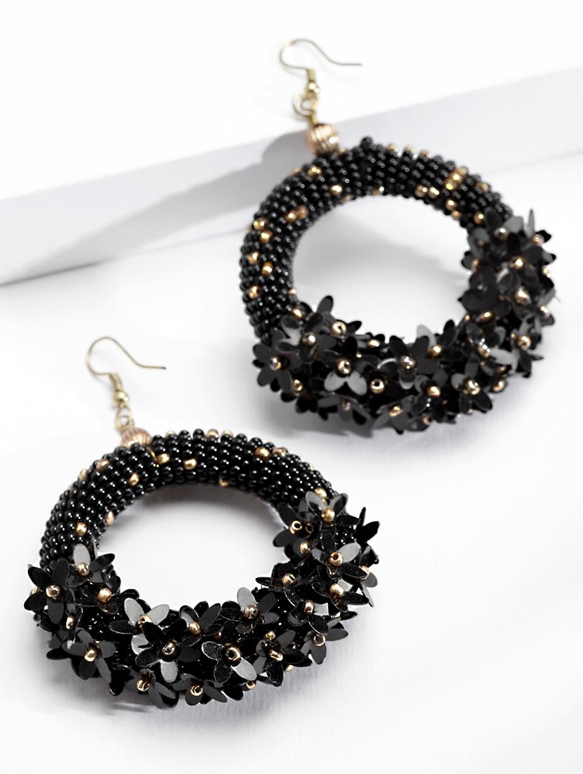 black brass chandballi earring - 18390879 -  Zoom Image - 0