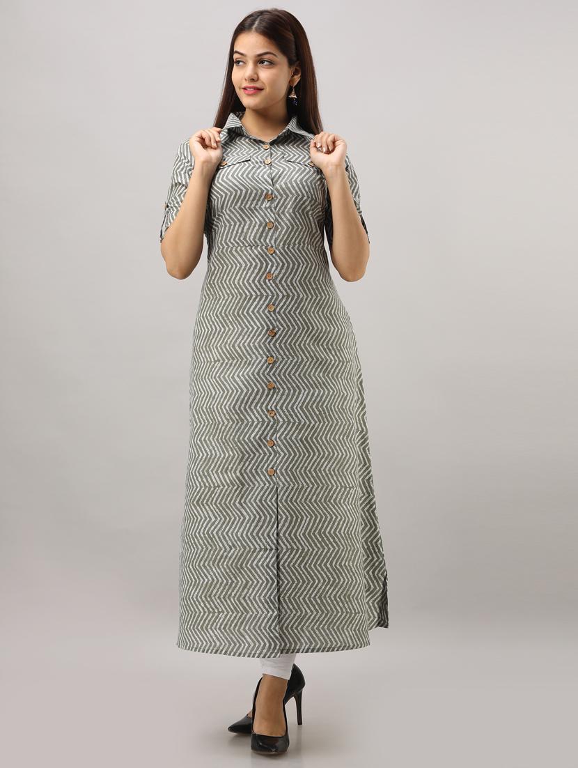 women's front slit kurta