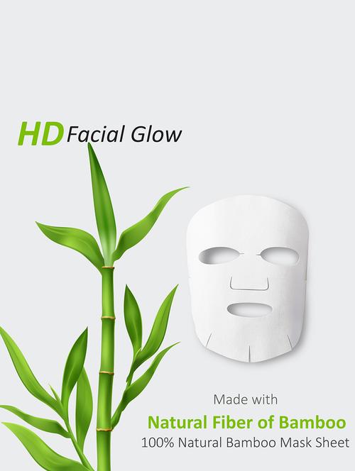 masking natural bamboo & beauty facial sheet mask ideal for women & men combo pack of 12 - 18398579 - Standard Image - 0