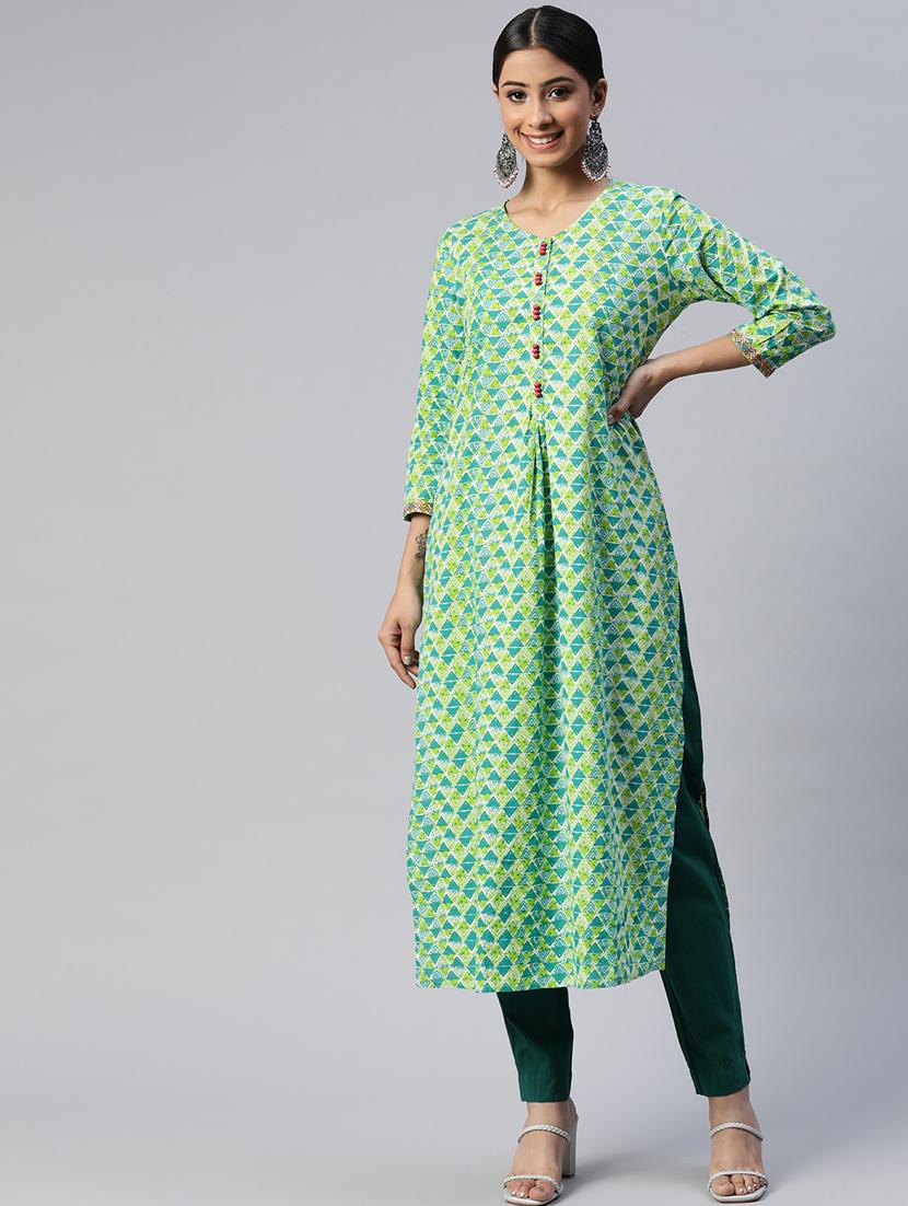 women's straight kurta - 18404760 -  Standard Image - 0