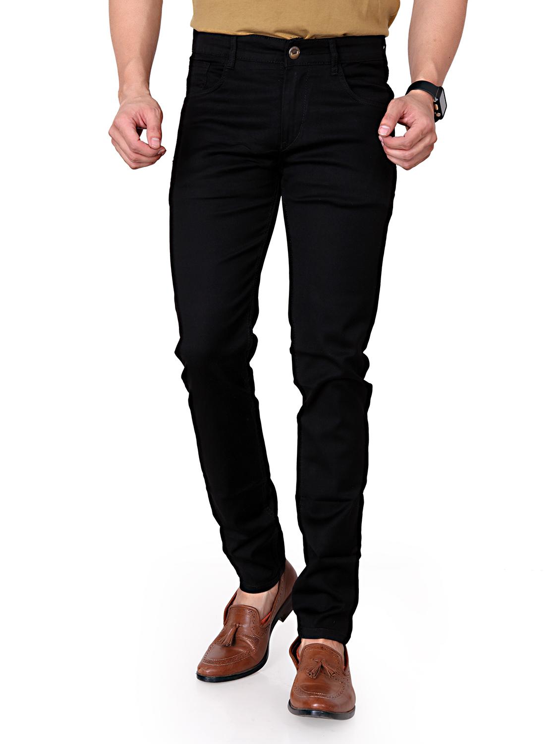 mens slim fit plain jeans - 18411638 - Zoom Image - 0