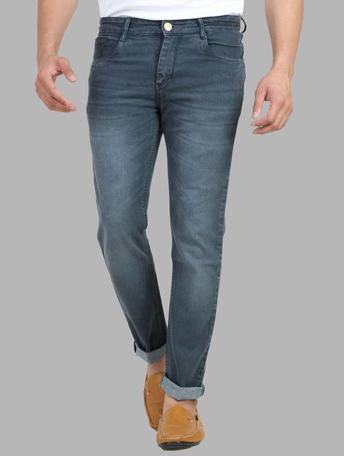 mens slim fit plain jeans - 18411641 - Standard Image - 0