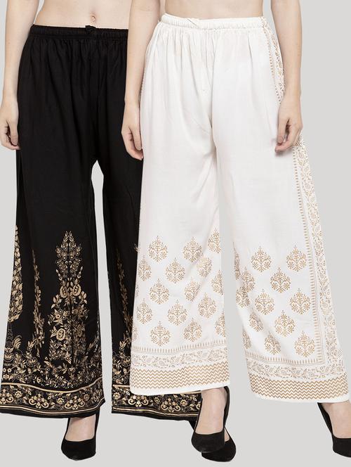 Pack Of 2 Printed Palazzo - 18415013 - Very Small Image - 1