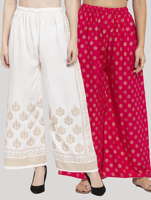 pack of 2 printed palazzo - 18415045 - Very Small Image - 1