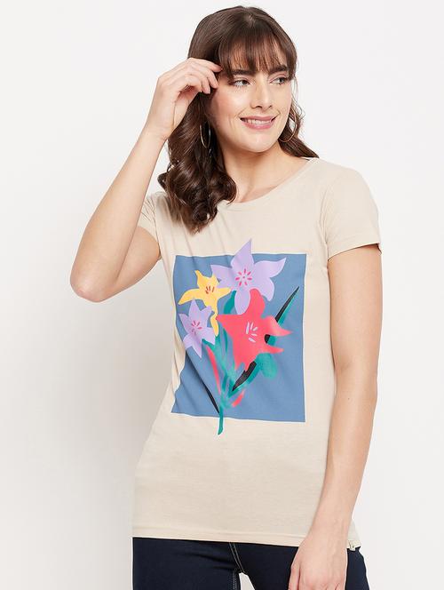 round neck graphic tee  - 18417240 - Very Small Image - 1