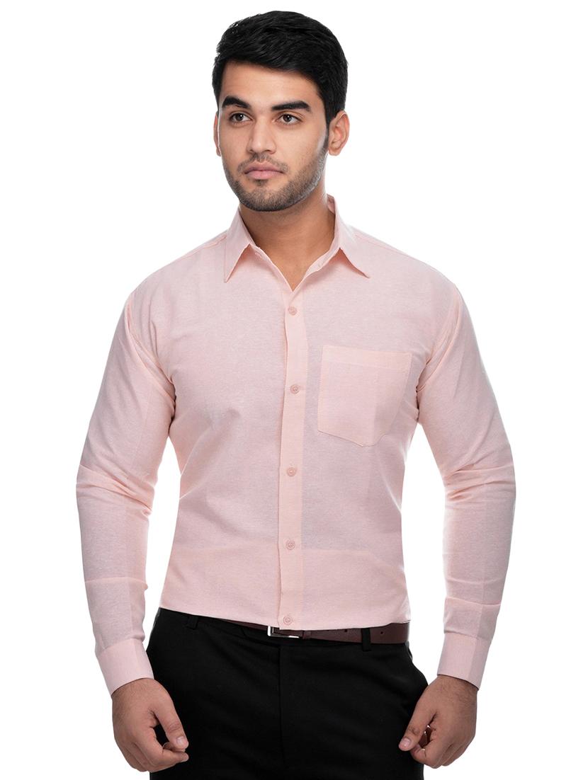 mens solids formal shirt - 18423285 -  Zoom Image - 0