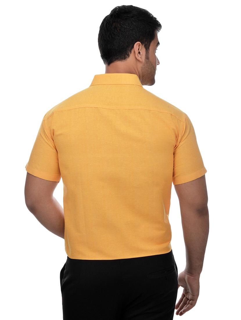 mens solids formal shirt - 18423295 - Standard Image - 3
