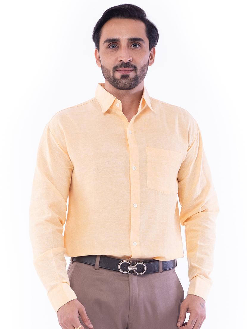 mens solids formal shirt - 18423329 - Zoom Image - 6