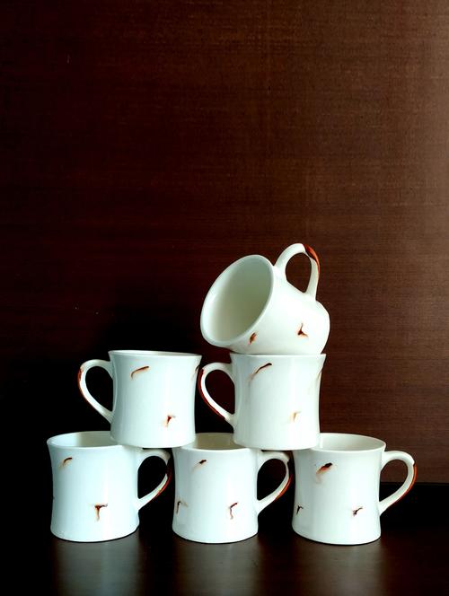 elegant set of 6 teacups | cup set | tea cups | set of 6 cups - 18424432 - Standard Image - 0