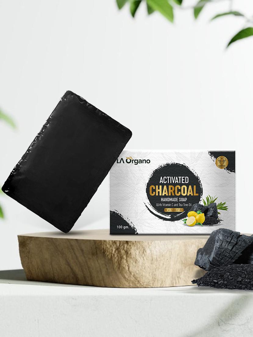 la organo activated charcoal handmade natural bath bar soap - 18429490 - Zoom Image - 0